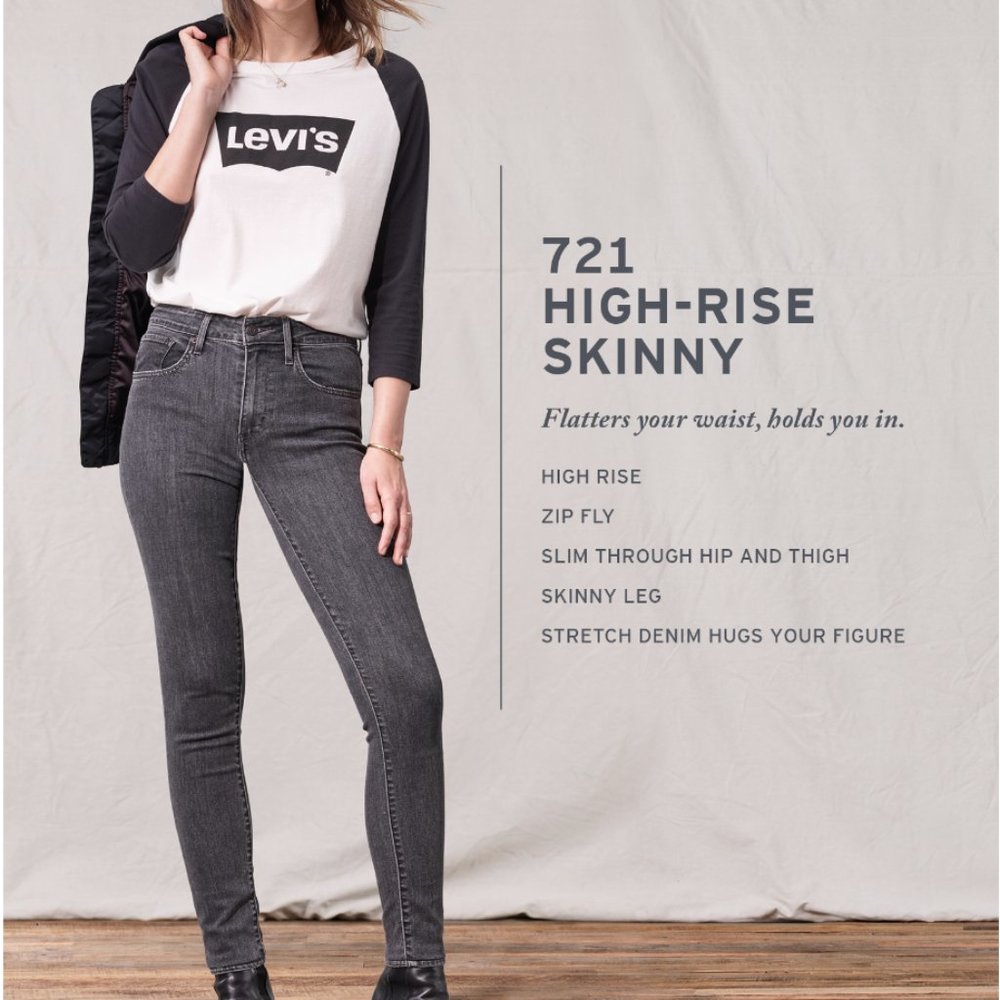 Levi's High Rise Skinny Jeans